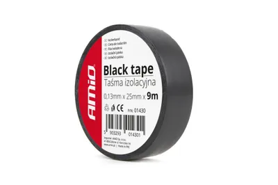 Obrázok produktu pre 01430 Čierna izolačná páska 25 mm x 9 m