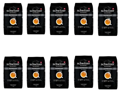 Produktbild von SCHWIIZER SCHÜÜMLI Bohnenkaffee Schwiizer Espresso SCHWIIZER ESPRESSO 10 kg