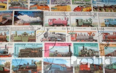 Produktbild von Briefmarken Motive 300 verschiedene Eisenbahn Marken