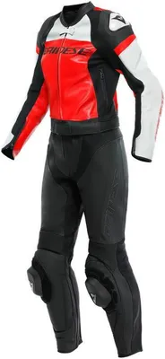 Immagine prodotto di Dainese Mirage 2 pezzi tuta da moto da donna, nero/rosso/bianco, 48