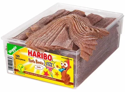 Produktbild von Haribo Pasta Basta Cola FIZZ vegan 150er