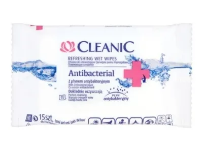Immagine prodotto di Cleanic, Salviette umidificate, antibatteriche, 15 pezzi