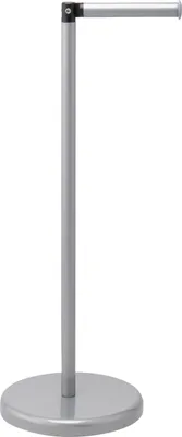 Image de bremermann Porte-rouleau de WC sur pied 2en1, porte-rouleau de rechange (4 rouleaux), gris