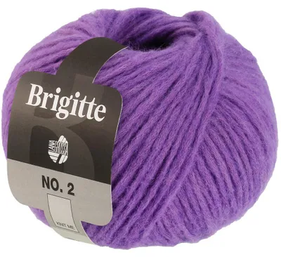 Produktbild von Lana Grossa BRIGITTE NO. 2 Wolle 50 g 140 m Alpaka Baumwolle Strickgarn Farbe 062 - Viola