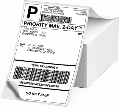 Produktbild von Phomemo Versandaufkleber 4×6 DHL Etiketten, 500 Stück Thermopapier Versandetiketten für MUNBYN, Polono Labeldrucker