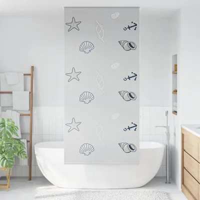Produktbild von vidaXL Duschrollo 100x240 cm Stoffbreite 96 cm