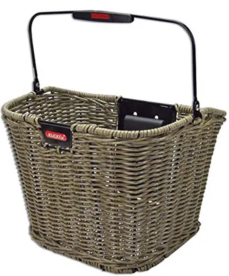 Produktbild von KLICKfix Structura, Vorderseite, Fahrradkorb, Kunststoff, Olive, 16 l, 5 kg