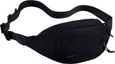 Produktbild von Famanu Hüfttasche wasserdicht für Hundetraining und Outdoor-Sport - Schwarz, Medium