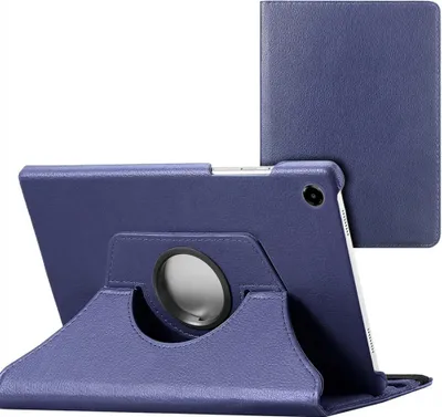Productafbeelding van imoshion 360° draaibare Bookcase voor de Samsung Galaxy Tab A11 / A9 8.7 inch - Donkerblauw
