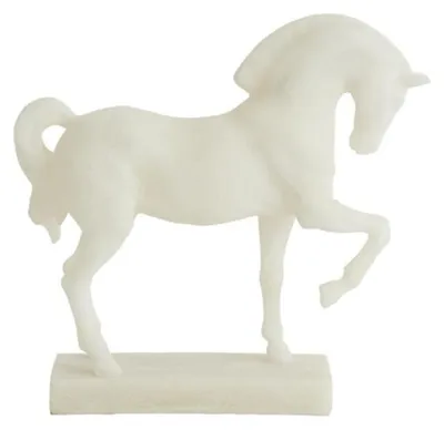 Produktbild von Light & Living - Ornament HORSE - Weiß - 31x10x29 cm