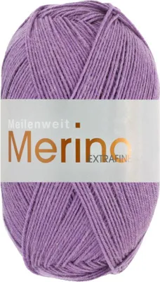 Produktbild von Lana Grossa - Meilenweit 100g Merino Extrafine uni 2437 dunkelfuchsia