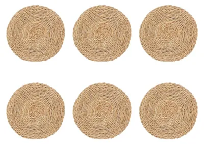 Produktbild von Runde gewebte Platzsets aus Schilfrohr - Set von 6, 30 cm