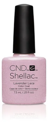 Produktbild von CND – Farbe – Shellac – Gellack – Lavendel Spitzenmuster – 7,3 ml