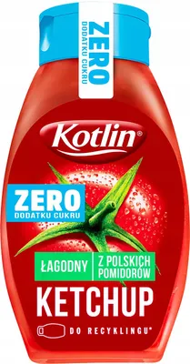 Image de Ketchup doux Kotlin, sans sucre ajouté, avec édulcorant, 420 g