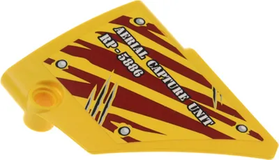 Produktbild von 1x Lego Technic Panele Verkleidung 14 gelb Sticker glatt Seite B 5886 64680pb005