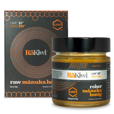 Produktbild von Mānuka-Honig, RāKiwi ENHANCE UMF 20+ (MGO 830+) Sehr hohe Potenz