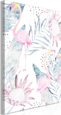 Produktbild von Italienischer Leinwand Leinwandbild - Exotic Fog (1 Part) Vertical 60x90 cm Tiere g-C-0144-b-a