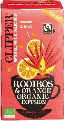 Image de Thé Rooibos à l'orange Clipper (20 sachets)