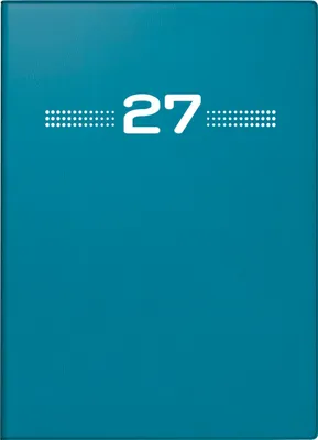 Produktbild von rido Taschenkalender Mod. perfect/Technik I 2027 | A6, Kunststoff, petrol