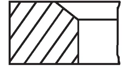 Produktbild von MAHLE 043 20 V0 Kolbenringsatz Kolbenringe