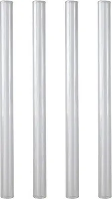 Produktbild von 50x Trinkhalme aus Glas transparent Ø9mm 15cm