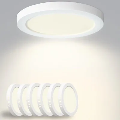 LED-Paneel rund 15W 1800lm 4500K neutralweiß IP44 170x28mm