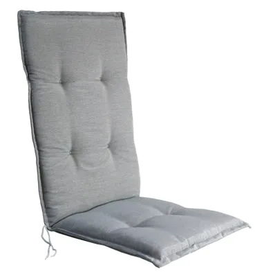 Obrázek produktu pro Polstr na křeslo a židli s vysokou opěrkou 118 x 50 x 6 cm Sun Garden NAXOS HOCH 50318-716 šedý