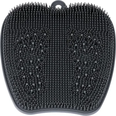Productafbeelding van Grote voetborstel, voetreiniger, antislip siliconen, voetmassageborstel met zuignap voor peeling en massage (30 x 28 cm)