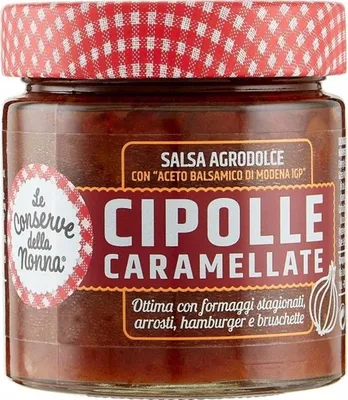 Obrázek produktu pro Conserve della Nonna Cipolle 200 g karamelizovaná cibule s balsamickým octem