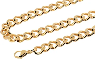 Produktbild von Akzent Panzerkette, Edelstahl, goldfarben, Stärke 1mm