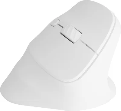 Obrázok produktu pre NATEC Crake 2, Pravoruké, Vertikálny dizajn, Optický, RF Wireless + Bluetooth, 2400 DPI, Biela