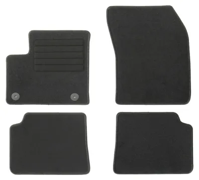 Fußmatten-Set für Peugeot e-208, 01/2020-, 4-teilig, Schwarz