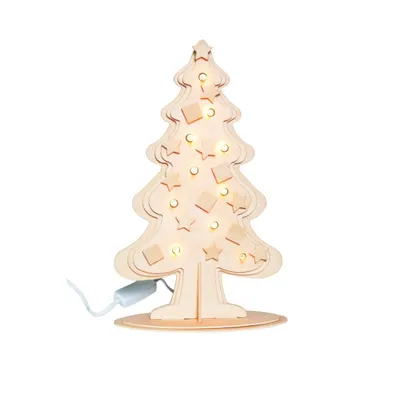 Produktbild von Holzbausatz "Tannenbaum" 22,5 x 35 x 8,5 cm