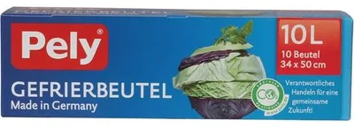 Productafbeelding van Vrieszakken 10 liter - 10 stuks