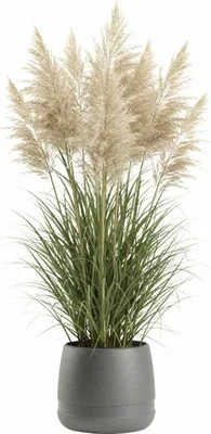 Produktbild von HowHomely | Blumentopf - Pflanzentopf - B35xH30 cm - grau - Übertopf - Blumenkübel - Dekorative