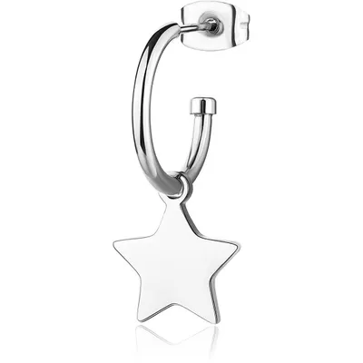 Image de Mono-boucle d'oreille pendentif Sagapò Collection Argent - femme