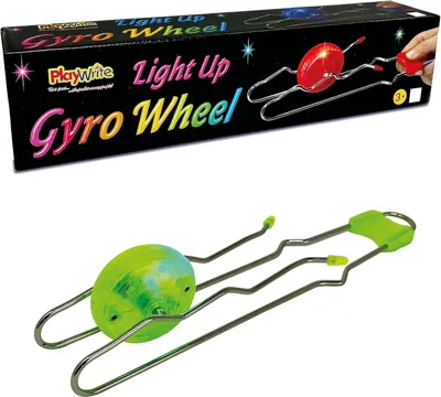 Productafbeelding van Playwrite light up gyro kinetic wheel - Rail twister toy - Kousvullers - Feesttasvullers voor kinderen