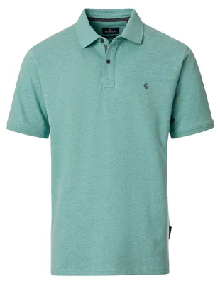 Produktbild von CasaModa Übergrößen Stretch-Poloshirt salbeigrün