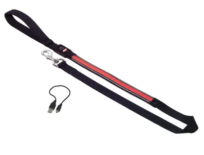 Produktbild von Leine "FLASH MESH", rot, L: 120cm, B: 25mm