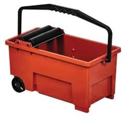 Productafbeelding van Waskom "Skipper", 13 liter, met rooster en 2 rollen - afmetingen 56x30x30 cm - draagvermogen 13 liter