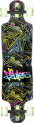 Obrázok produktu pre Muuwmi Longboard Compact ABEC 7 NEON, so svietiacimi kolieskami
