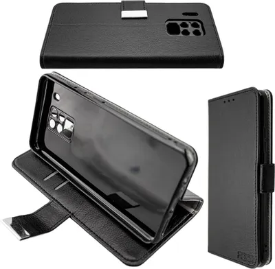 Obrázek produktu pro caseroxx pouzdro na mobilní telefon kompatibilní s Oukitel C18 Pro Book Bag Wallet Case v černé barvě