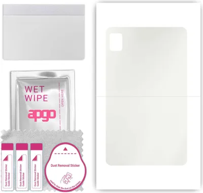 Produktbild von apgo Rückseite Schutzfolie, Matt, kompatibel mit Realme Pad X, Hinten Hydrogel-Displayschutzfolie mit Positionierhilfe, kratzfest, einfache Montage