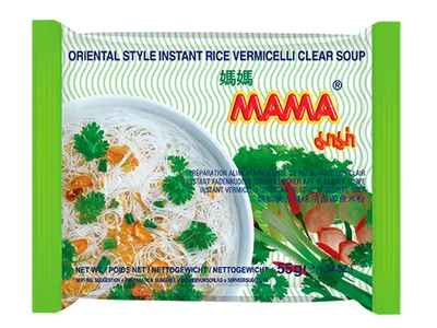 Produktbild von MAMA Instant Reisnudeln Orientalischer Art Clear Soup Vermicelli 55g