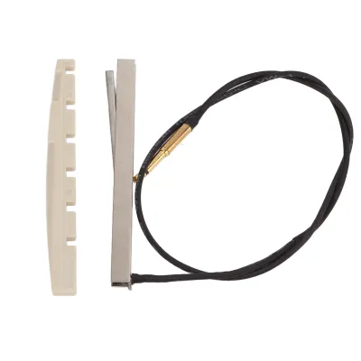 Image de Bâton de micro de guitare, bâtons de micro de pont, bande de micro de guitare folk, bâton de micro de guitare acoustique, transducteur sous la selle, kit de micro piézo de guitare