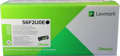 Obrázek produktu pro Lexmark 56F2U0E, 25000 str., Černá, 1 kusů