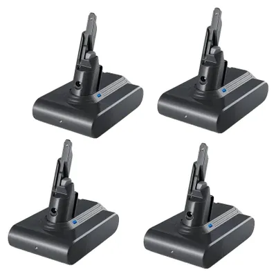 Immagine prodotto di Batterie ricaricabili, 21,6V, capacità 9800mAh, modello V7, confezione da 4