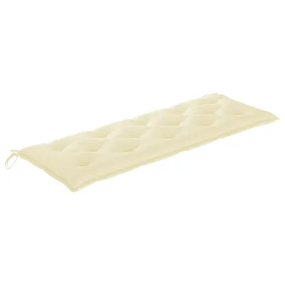 Zdjęcie produktu dla Sztaplowana Ławka Ogrodowa Z Poduszką, 159 Cm, Drewno Tekowe Lumarko!