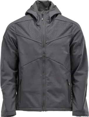 Immagine prodotto di Giacca softshell con cappuccio grigio antracite, taglia 3XL MASCOT 22102-649-89