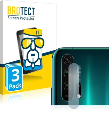 Produktbild von 3x BROTECT Schutzglas für Honor 20 Pro (NUR Kameraschutz) Schutzfolie Panzer Folie Glas Display Schutz klar